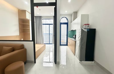 Bright and cozy apartment for rent near the beach, 40 m², Da Nang, Vietnam
