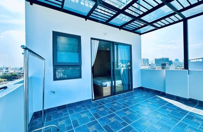Apartamento acogedor con balcón en alquiler cerca de la playa, Da Nang, Vietnam