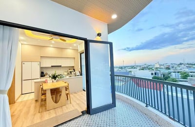 Stylish, modern penthouse apartment rental, Da Nang, Vietnam