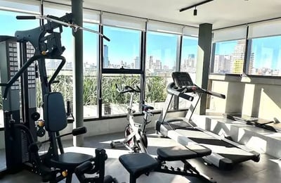 Departamento de 2 habitaciones con balcón en el 5° piso en un edificio nuevo con comodidades, Palermo, Buenos Aires