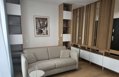 Rent of a comfortable, stylish studio, 27 m², Krowodrza district, Krakow, Poland