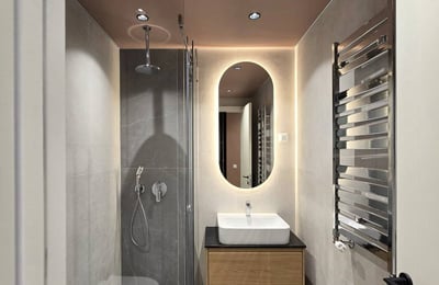Miete einer modernen Wohnung, 60 m², Banovo Brdo Residence, Belgrad, Serbien