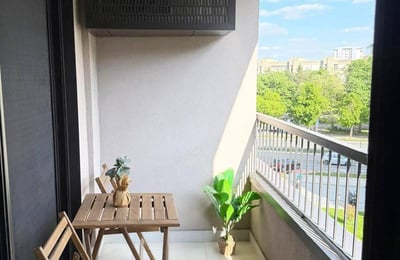 Miete einer stilvollen, modernen Wohnung, 45 m², Wohnanlage The One, Neu-Belgrad, Serbien