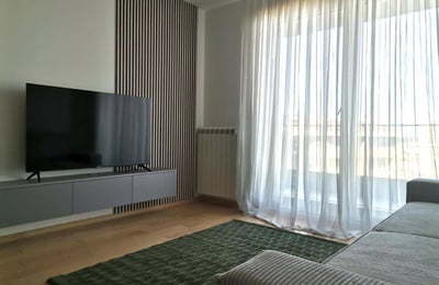 Rent of a bright, furnished apartment, 56 m², Central Garden residential complex, Belgrade, Serbia
