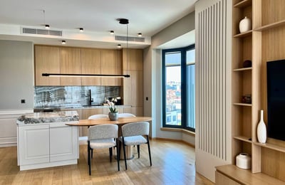Аренда уютной, премиум квартиры, 112 м², ЖК Novi Dorćol, Белград, Сербия