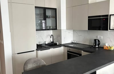 Alquiler de apartamento moderno y confortable, 70 m², Residencial Wellport, Nuevo Belgrado, Serbia