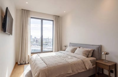 Alquiler de penthouse de lujo, 144 m², Complejo Residencial Novi Dorćol, Belgrado, Serbia