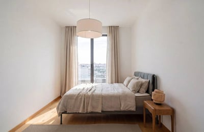 Alquiler de penthouse de lujo, 144 m², Complejo Residencial Novi Dorćol, Belgrado, Serbia