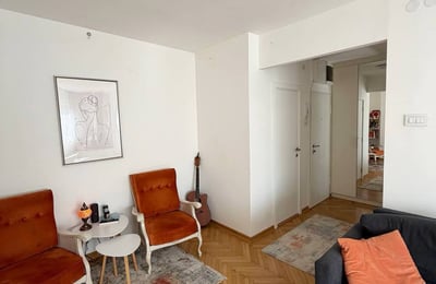 Apartamento amueblado 53m² en alquiler en el centro de Vračar, Belgrado, Serbia