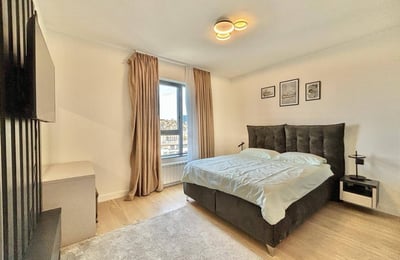 Spacious Apartment 91m² with River View for Rent in BW Simfonija Residential Complex, Belgrade, Serbia