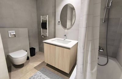 Apartamento 56m² con vista al río en alquiler en complejo residencial BW Vista, Belgrado, Serbia