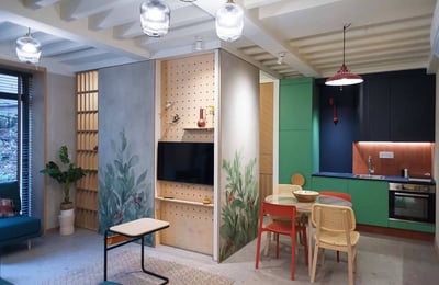 Cozy Studio 50m² with Private Courtyard for Rent, Vračar, Belgrade, Serbia