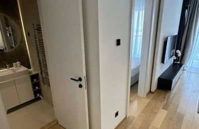Bright Apartment 56m² for Rent in Novi Dorčol Residential Complex, Belgrade, Serbia