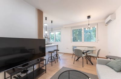 Apartamento acogedor 38m² en alquiler cerca de la fortaleza de Kalemegdan, Belgrado, Serbia