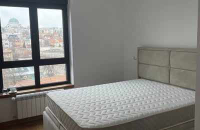 Apartamento moderno 98m² en alquiler en un edificio nuevo en Vračar, Belgrado, Serbia