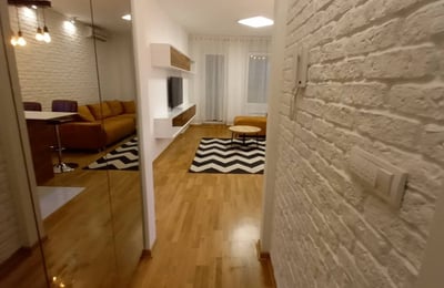 Cozy Studio Apartment 35m² for Rent in A Blok Residential Complex, Belgrade, Serbia