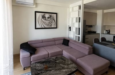 Cozy Apartment 55m² for Rent in BW Aurora Residential Complex, Belgrade, Serbia