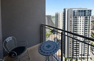 Cozy Apartment 55m² for Rent in BW Aurora Residential Complex, Belgrade, Serbia