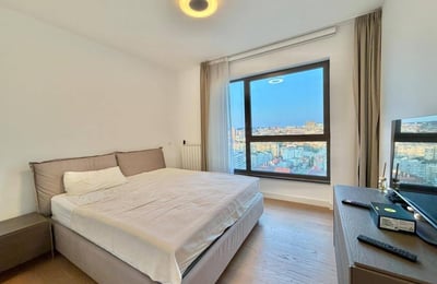 Stilvolle 104 m² Wohnung zur Miete mit Panoramablick auf die Stadt im BW Verde, Belgrad