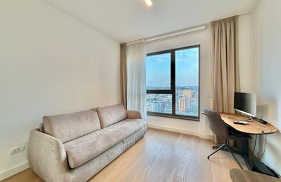 Stilvolle 104 m² Wohnung zur Miete mit Panoramablick auf die Stadt im BW Verde, Belgrad