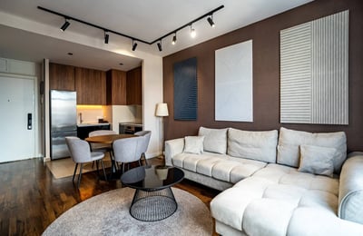 Alquiler de apartamento elegante y moderno de 55 m² en el complejo premium BW Parkview, Belgrado