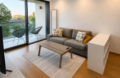 Helle 50 m² Wohnung zur Miete im Premium-Komplex Novi Dorcol, Belgrad