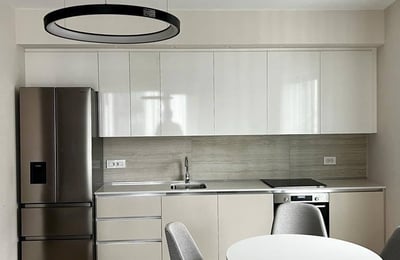 Möblierte 63 m² Wohnung zur Miete mit Flussblick im Premium-Komplex BW Aria, Belgrad