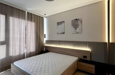 Möblierte 63 m² Wohnung zur Miete mit Flussblick im Premium-Komplex BW Aria, Belgrad