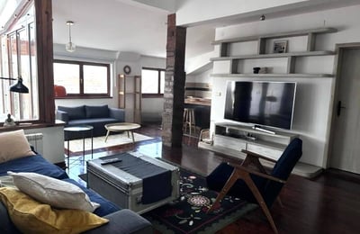 Spacious and cozy 85 m² apartment for rent in Vračar, Belgrade, Serbia