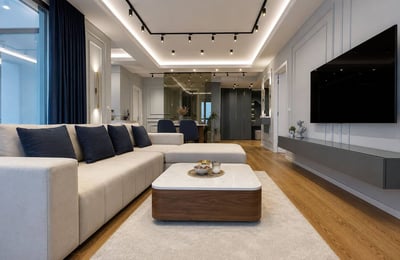 Stylish, spacious 106 m² apartment for rent in Skyline residential complex, Belgrade, Serbia