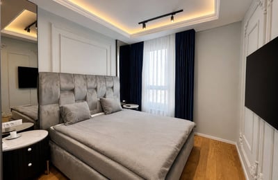 Stylish, spacious 106 m² apartment for rent in Skyline residential complex, Belgrade, Serbia