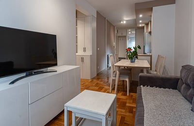 Location d'appartement confortable de 43 m² dans le centre-ville, Belgrade, Serbie