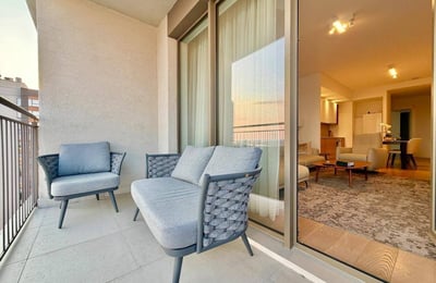 Stilvolles Apartment mit Panoramablick auf die Stadt, Belgrad, Serbien zu vermieten