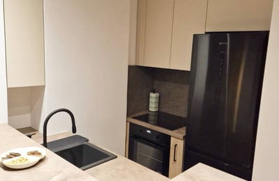 Location d'appartement moderne de 50 m² dans un immeuble récent avec vue sur le parc, district de Vračar, Belgrade, Serbie