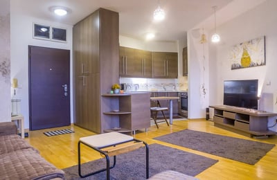 Современная квартира 50 м² в аренду в центре Белграда, Сербия