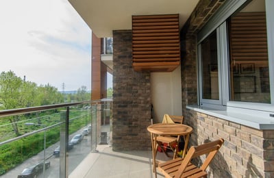 Zu vermieten: Helles Apartment 59 m² im neuen modernen Wohnkomplex A Blok, Neu-Belgrad, Serbien