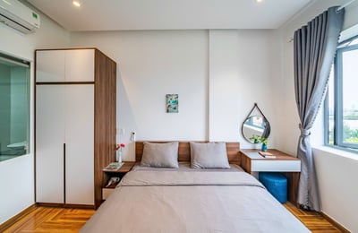 Bright, furnished 45 m² apartment for rent near the beach, Da Nang, Vietnam