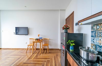 Bright, furnished 45 m² apartment for rent near the beach, Da Nang, Vietnam