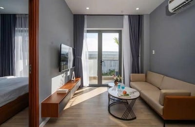 Luxuriöse 1-Zimmer-Wohnung mit Swimmingpool und Fitnessstudio in Strandnähe zu vermieten, Da Nang, Vietnam