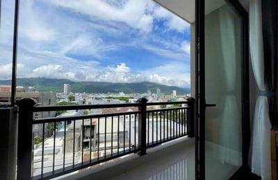 Alquiler de apartamento estudio amueblado con balcón cerca de la playa, Da Nang, Vietnam