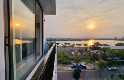 Gemütliche Wohnung mit Flussblick zu vermieten, Da Nang, Vietnam