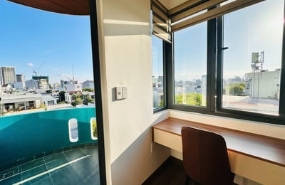 Stylish, furnished 45 sqm apartment for rent, Son Tra, Da Nang, Vietnam