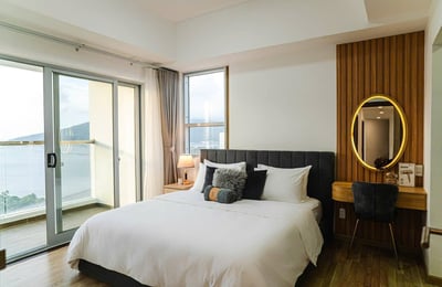 Luxuriöses 2-Zimmer-Apartment, Blooming Tower, Da Nang, Vietnam zu vermieten
