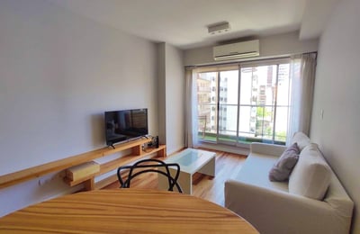 Rent of a cozy furnished 2-room apartment, 45 m², Las Cañitas, Buenos Aires, Argentina