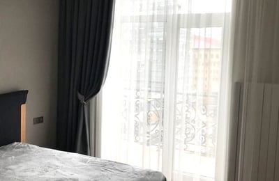 Location d’un appartement moderne de 3 pièces avec vue sur la mer, Baku White City, Bakou, Azerbaïdjan