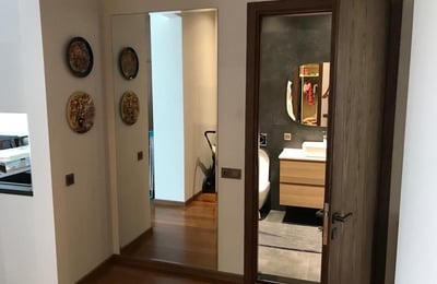 Location d’un appartement moderne de 3 pièces avec vue sur la mer, Baku White City, Bakou, Azerbaïdjan