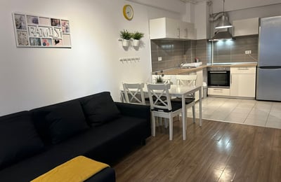 Alquiler de un amplio apartamento de 2 habitaciones, 55 m², Militari Residence, sector 6, Bucarest, Rumanía