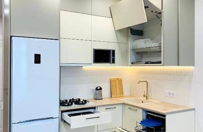 Location d'un studio lumineux avec vue sur la mer, 37 m², Batumi, Géorgie