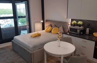 Alquiler de apartamento acogedor con balcón, Grzegórzki, Cracovia, Polonia