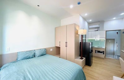Long-term furnished 35 m² studio apartment rental, Da Nang, Vietnam